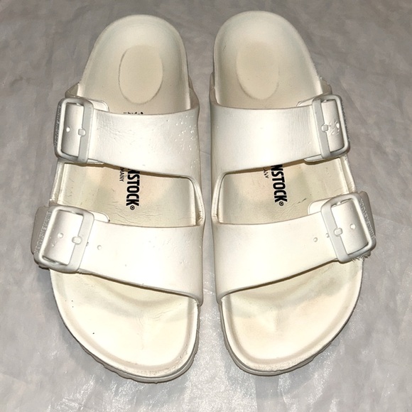 EUC Birkenstock Arizona EVA in White EU38/US 7.5 - Picture 2 of 8